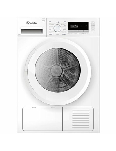 Vedette sfv182c sèche-linge pose libre charge avant 8 kg b blanc