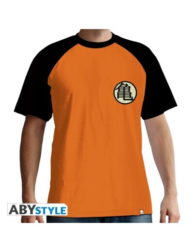 DRAGON BALL - Tshirt "Kame Symbol" homme MC orange - premium