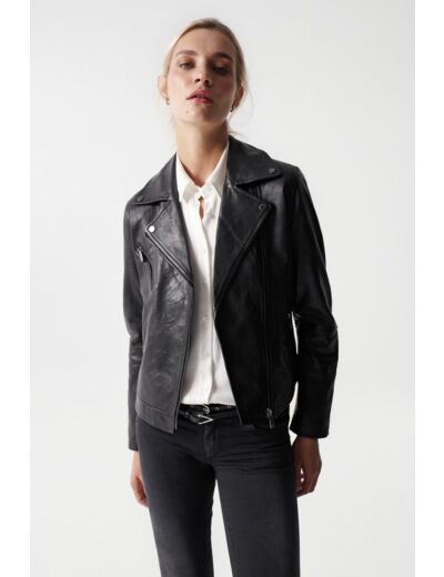 Veste en cuir