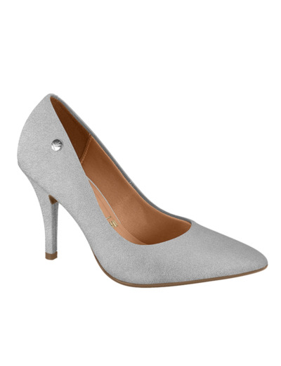 Escarpin ferme femme argent vizzano