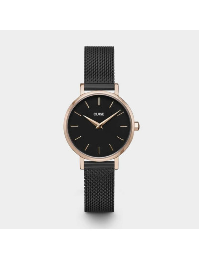 Cluse Montre Boho Chic Petite Mech Black Rose Gold