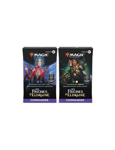 Magic The Gathering : Les friches d'Eldraine - Lot des 2 Decks Commander