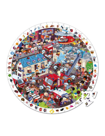 Puzzle Observation Pompiers 208 pcs - J02793