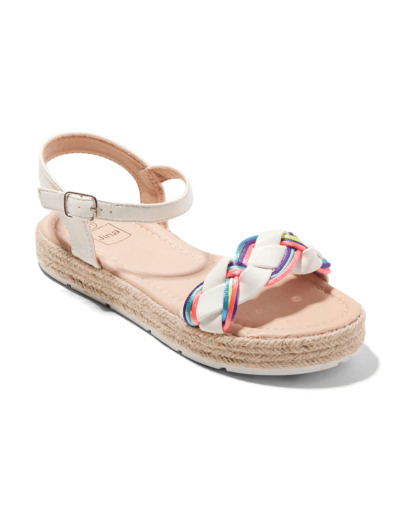 Sandale ouverte junior fille blanc