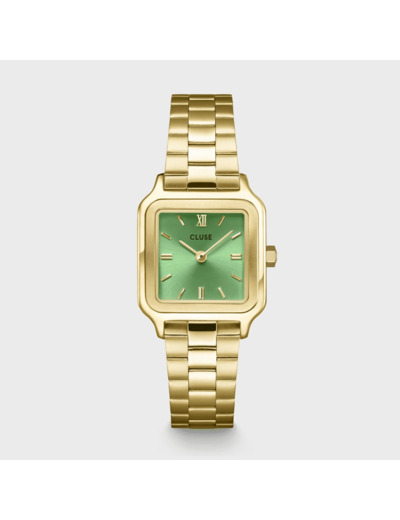 Cluse Gracieuse Petite Watch Steel, Light Green, Gold Colour