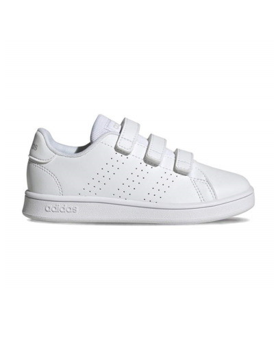 Basket junior garcon blanc adidas advantage