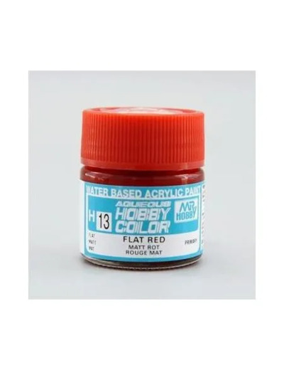 PEINTURE MAQUETTE MR HOBBY H013 ROUGE MAT 10ML