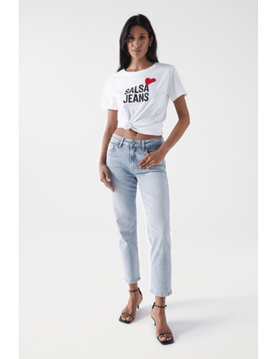 T-SHIRT AVEC LOGO SALSA ET C?UR