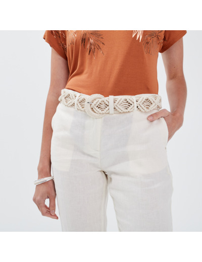 Ceinture en macramé