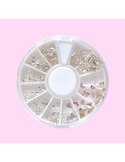 CARROUSEL ARGENT- DECO NAIL ART N°15