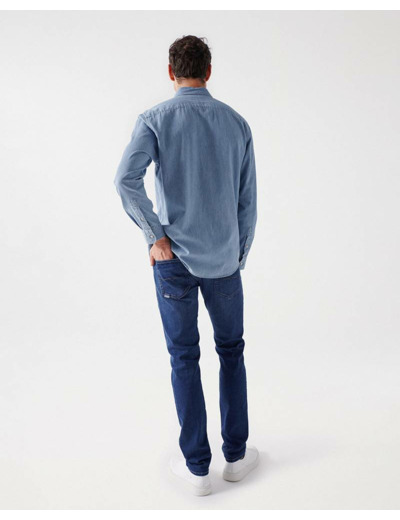 CHEMISE EN DENIM COUPE DROITE