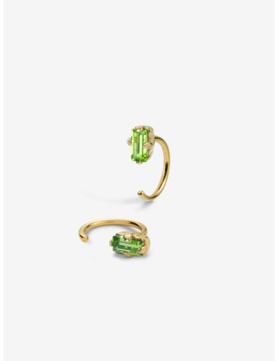 APRIL PLEASE PAIRE DE BOUCLES MARCEL - VERT