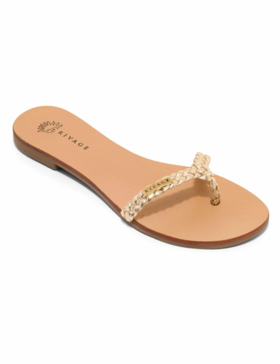 Mule plate femme rose gold rivage