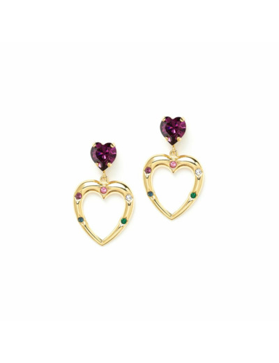 Boucles Rosa Belle - Dorées