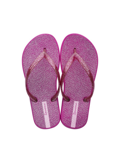 Tong fille ipanema paillettes glitter pink