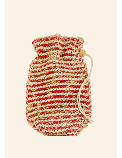 Gant exfoliant en jute pour la douche et le gommage