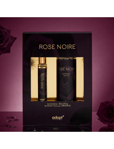 Rose Noire - Coffret eau de parfum 30 ml + gel douche 250 ml