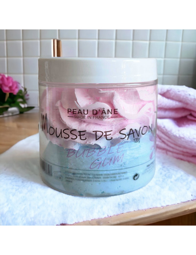 Mousse de savon bubblegum