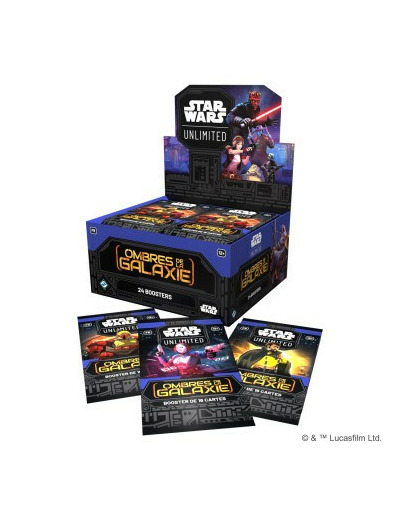 Star Wars Unlimited : Ombres de la Galaxie - Boite de 24 Boosters