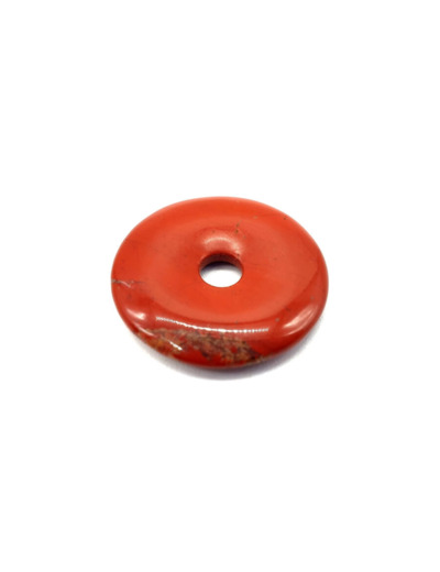 Donut en jaspe rouge