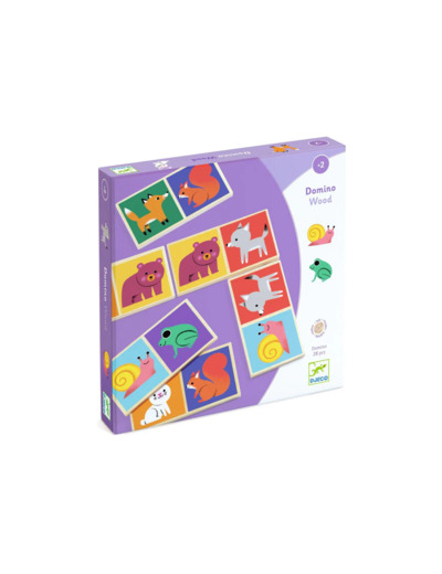 Educatif Bois - Domino Wood - DJ01625 - DJECO