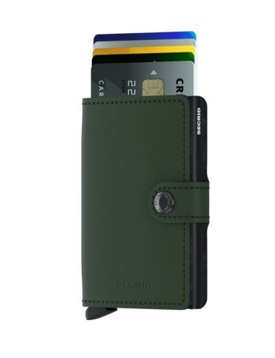 Secrid Miniwallet Matte Green Black