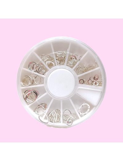 CARROUSEL ARGENT- DECO NAIL ART N°14