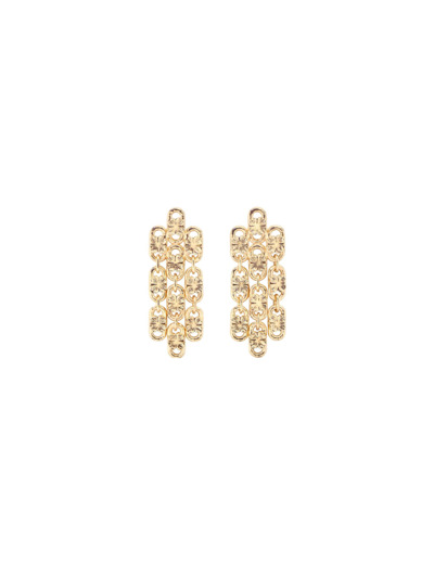 Boucles d'oreilles Aurélie Bidermann Selma en métal doré