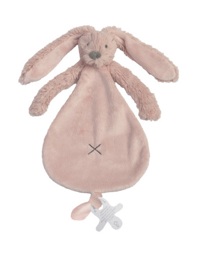 doudou Lapin Richie vieux rose 28 cm –  133102 - Happy Horse