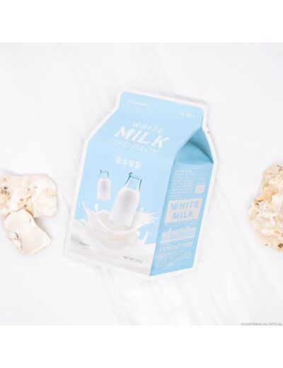 [A'PIEU] Masque en Tissu au lait