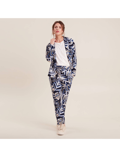 Pantalon carotte fluide 7/8ème