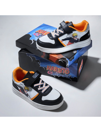 Basket garcon blanc noir naruto