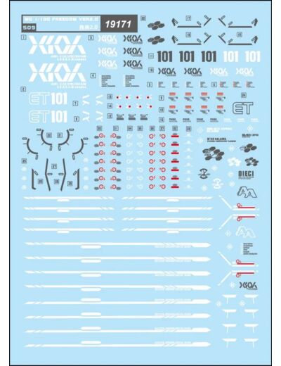 Water Decals MG FREEDOM VER 2.0