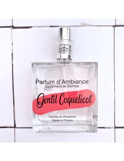 Parfum d’ambiance gentil coquelicot