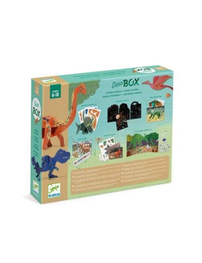 Dino Box coffret 6 activités créatives - DJ09331 - Djeco