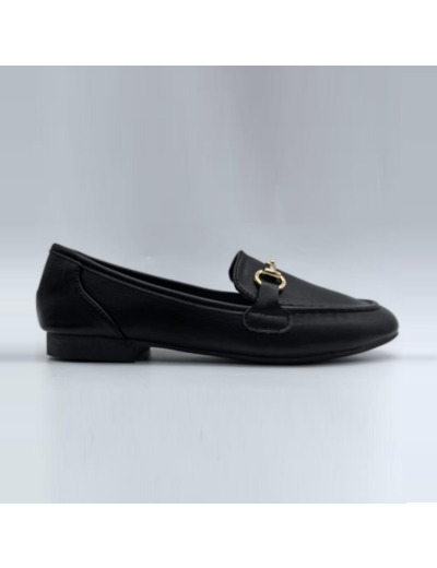 Mocassin femme noir