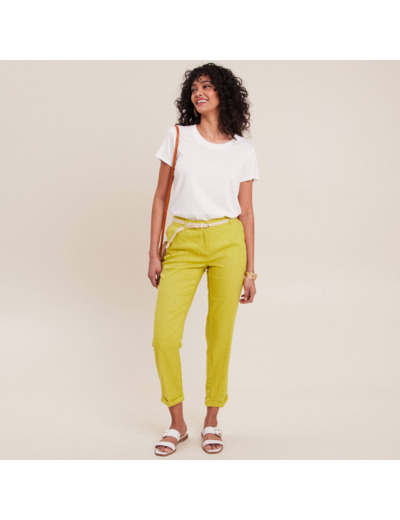 Pantalon flou ceinturé