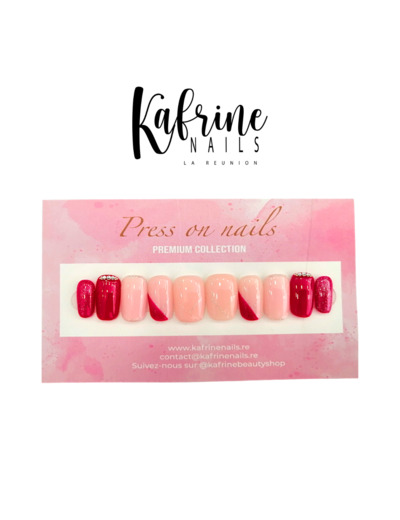PRESS ON NAILS - PREMIUM SWEET PINK
