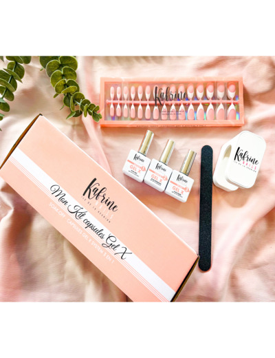 KIT GEL X- CLEAR ALMOND