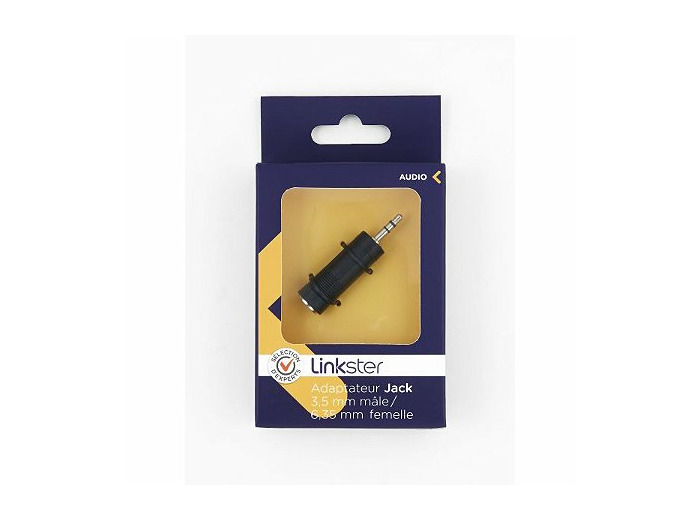 Adaptateur jack 3,5mm mâle/ 6,35mm femelle