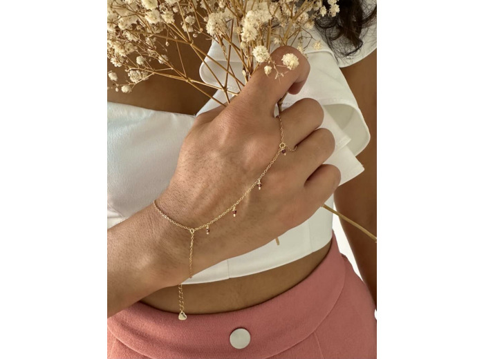 Bracelet bague Isis