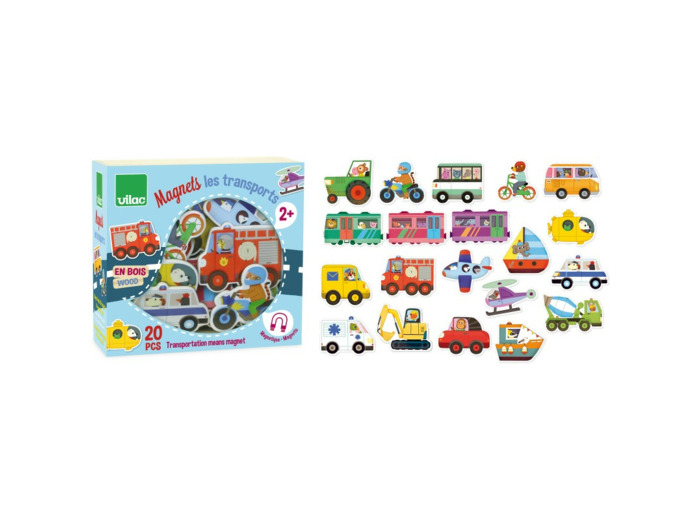 Magnets les moyens de transports - 8028