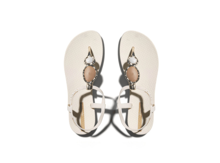 Tong femme beige gold ipanema