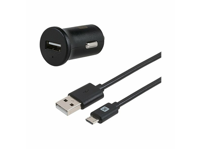 Support universel grille d'aération + chargeur ac 2,4a + câble micro usb