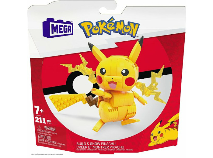 Mega Construx - Pokemon Pikachu à construire - Briques de construction - 7 ans et +
