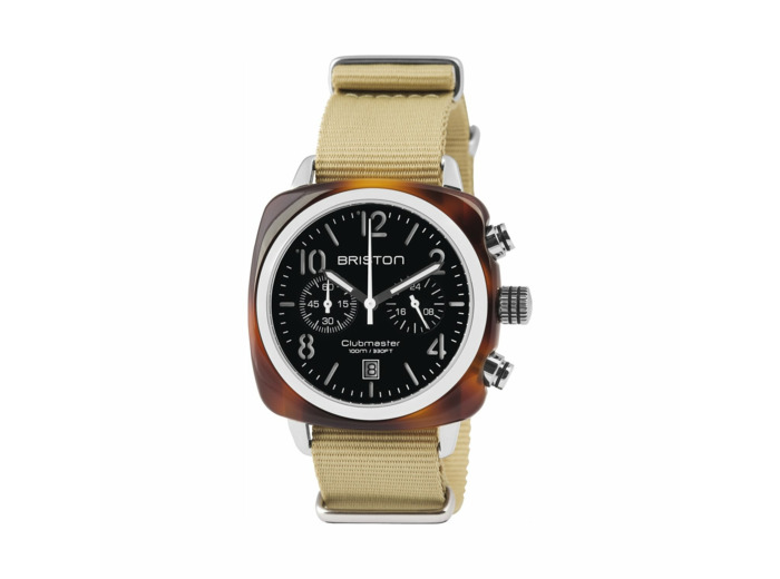 Montre Briston Clubmaster Classic Chrono Date Acétate