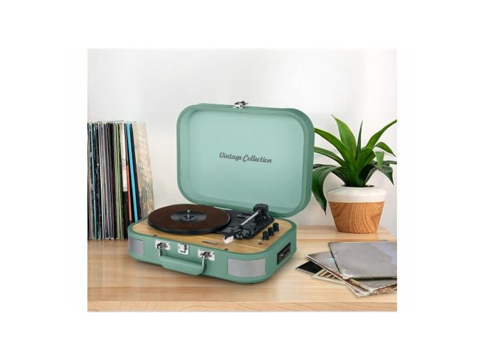 Platine vinyle ref mt-201 bt vert