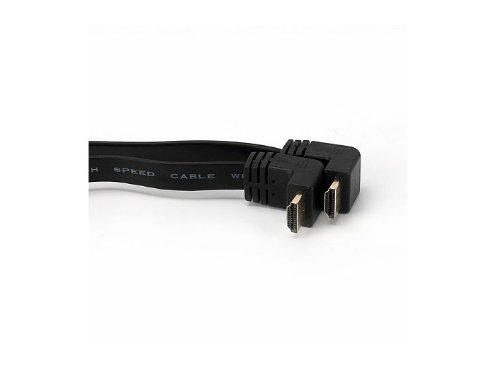 Câble hdmi mâle/mâle 1.4/30hz 1,50m coudé à 90°