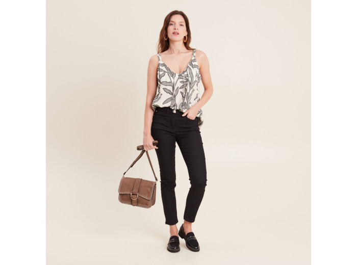 Blouse bretelles fines