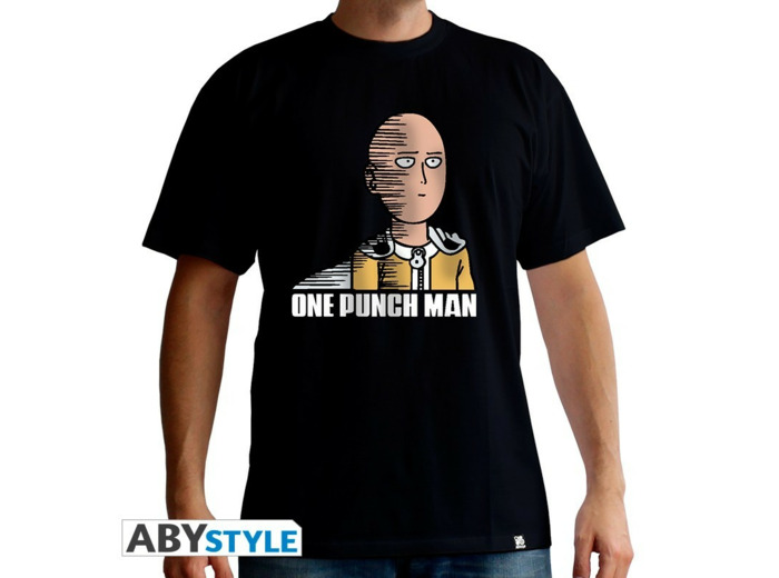 ONE PUNCH MAN - Tshirt "Saitama Fun" homme MC black
